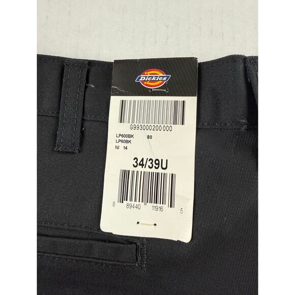Dickies Workwear Black Cargo Pants - 34x39 - New with Tags - Picture 8 of 11